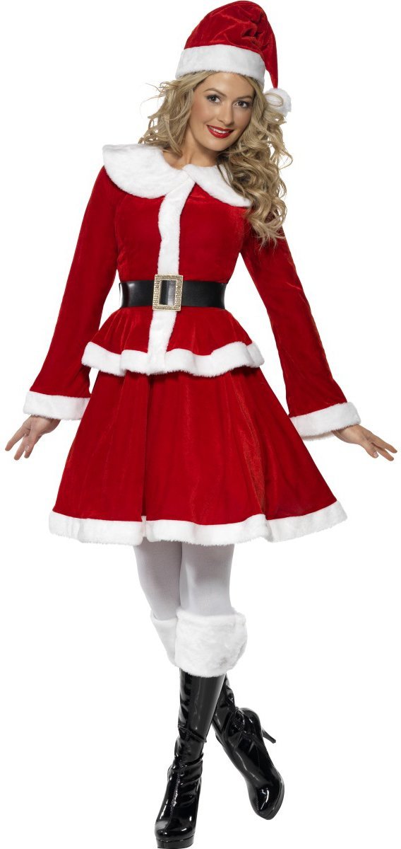 Miss Santa Costume With Muff