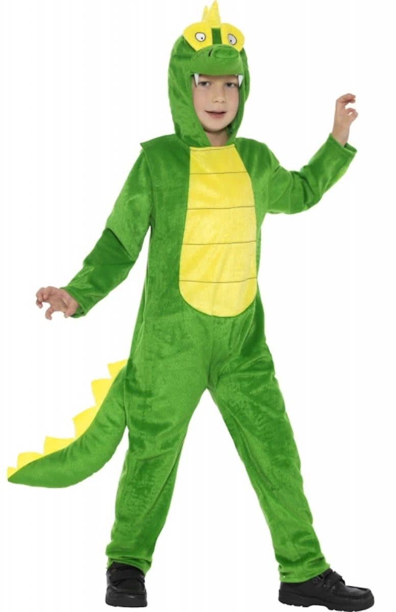 Onesie krokodil voor kids 115-128 (4-6 jaar) - dierenpak