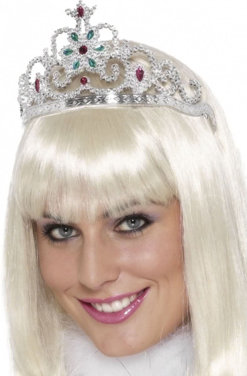 Prinsessen tiara zilver