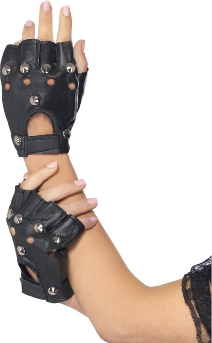 Punk Gloves handschoenen met studs