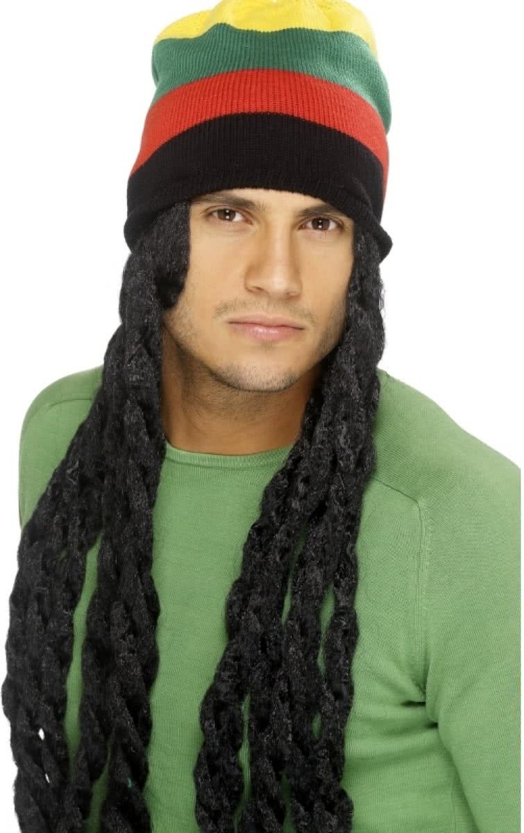 Rasta muts dreadlocks pruik