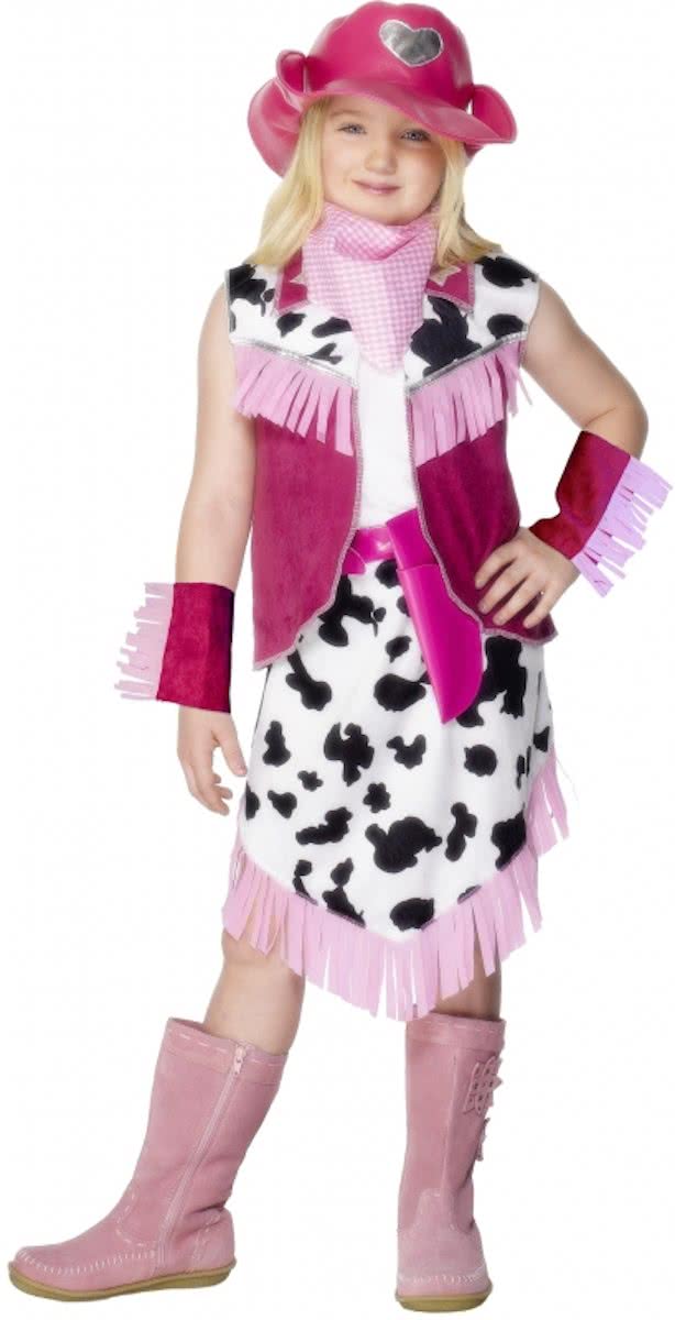 Roze Cowgirl kostuum 140-152 (9-12 jaar)