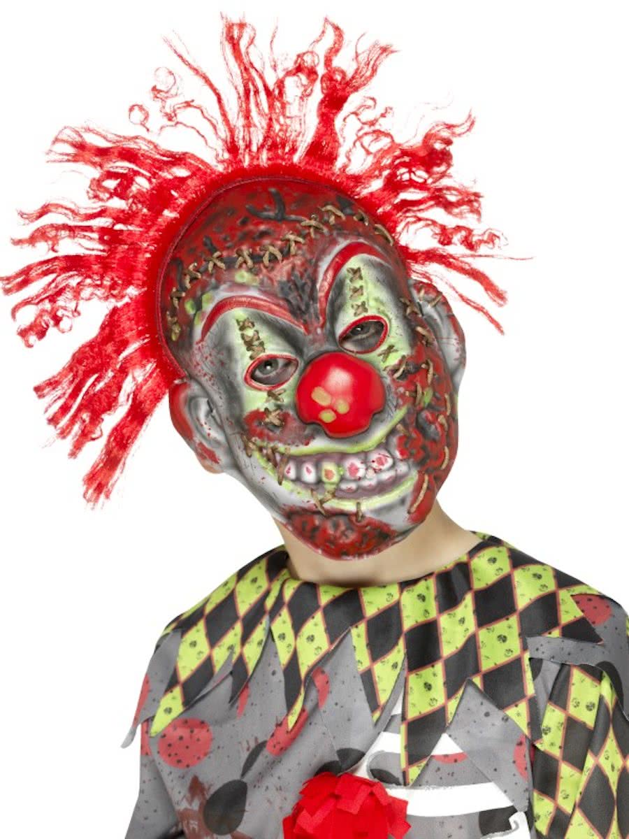 Scary Clown Clownsmasker Masker met haar voor Kinderen