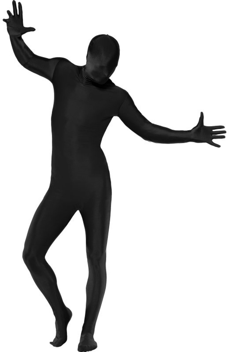 Second skin kostuum - Morphsuit - Zwart - Maat M - Geschikt tot 1.78m