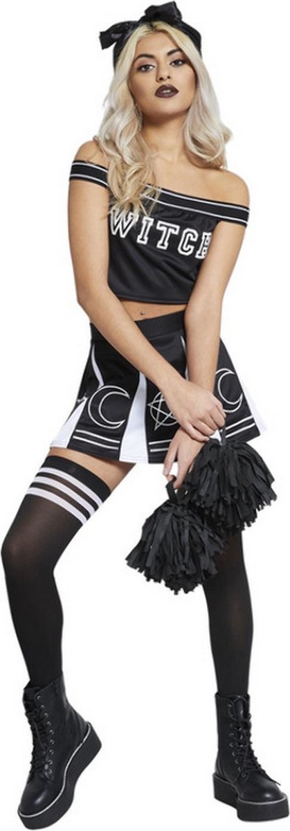   - Cheerleader Kostuum - Cheerleader Van De Heksenschool - Vrouw - - Extra Small - Halloween - Verkleedkleding