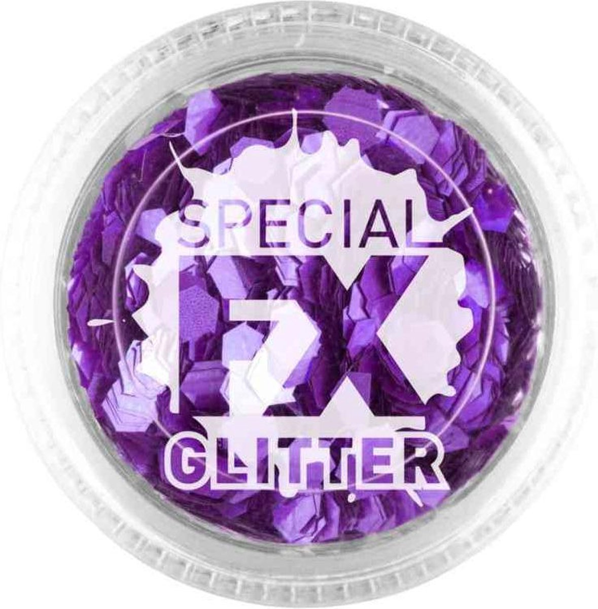 Smiffys Glitter Makeup Confetti Paars