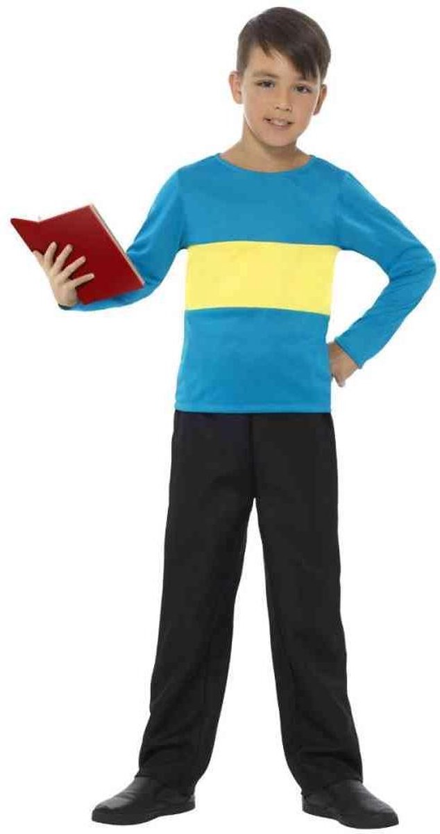   Kinder Kostuum -Kids tm 6 jaar- Jumper Blauw/Geel