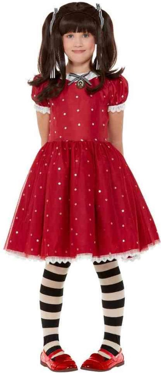   Kinder Kostuum -Kids tm 9 jaar- Santoro Ruby Rood