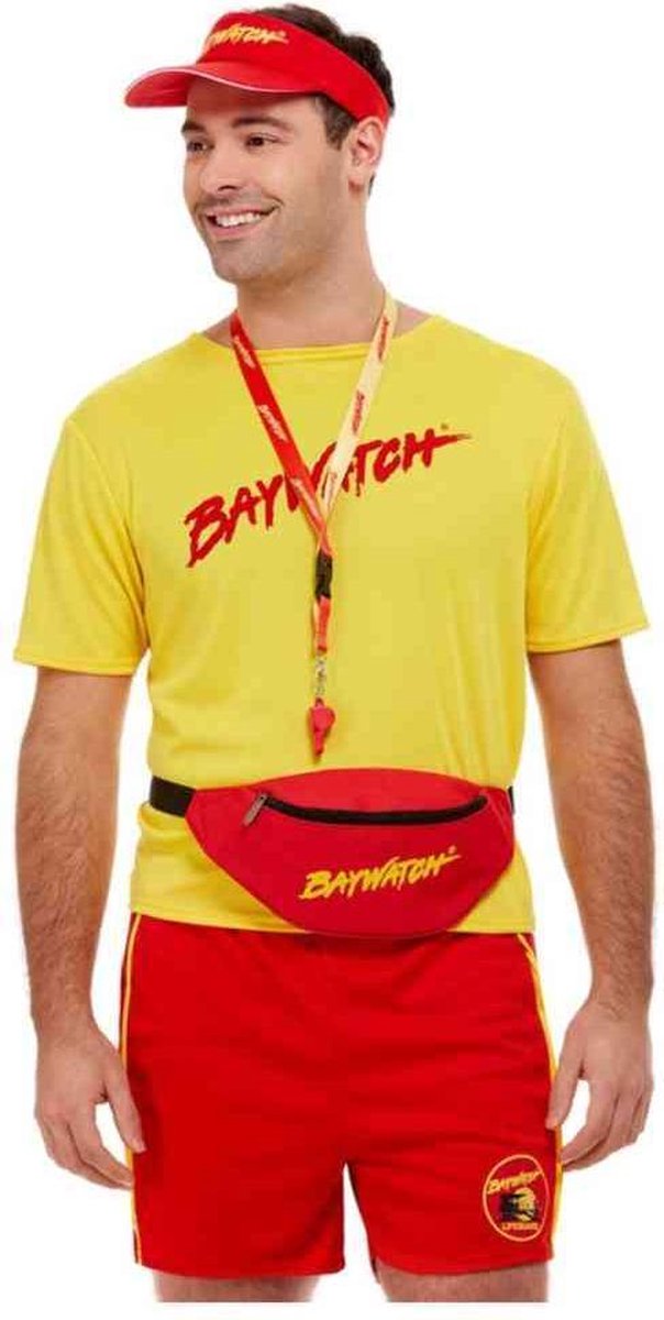   Kostuum Accessoire Set Baywatch Rood