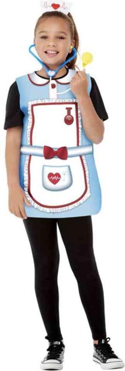   Kostuum Accessoire Set Kids Nurse Blauw