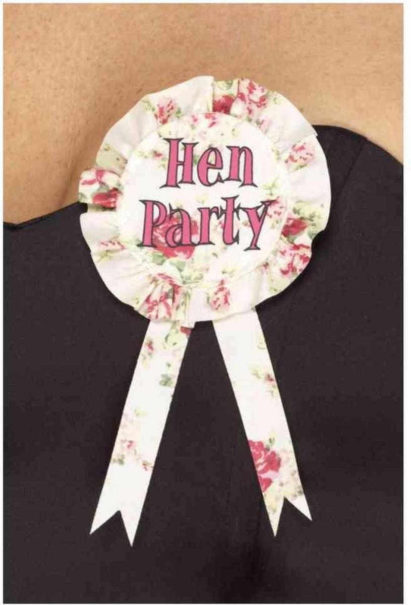 Smiffys Kostuum Accessoire Vintage Hen Party Rosette Multicolours