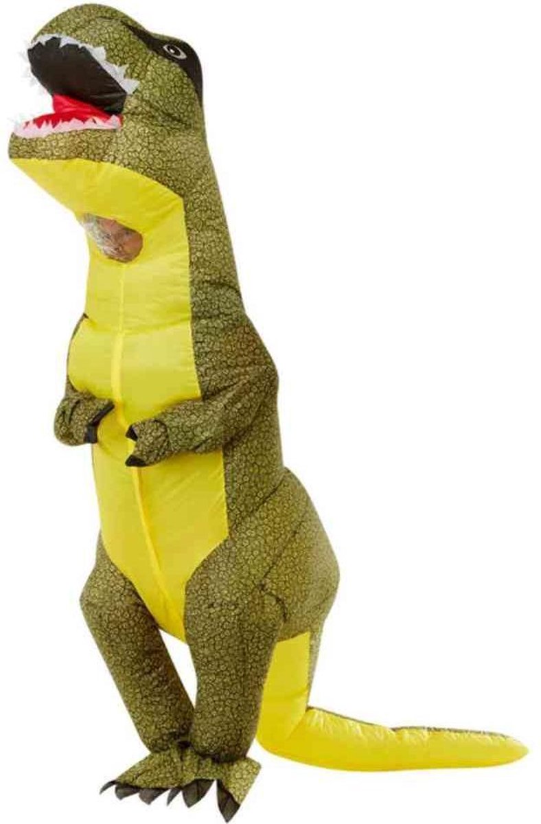   Kostuum Inflatable T-Rex Groen