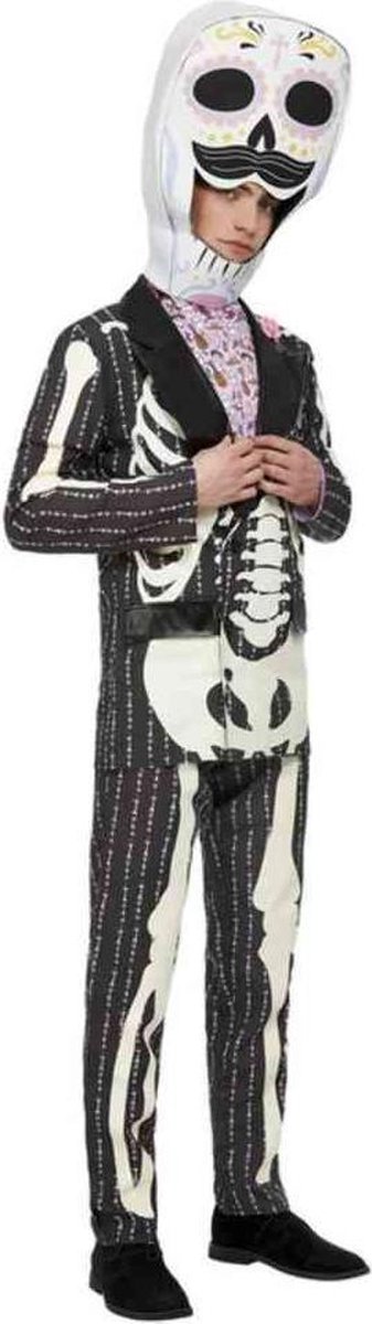   Kostuum -L- Deluxe Day Of The Dead Senor Multicolours