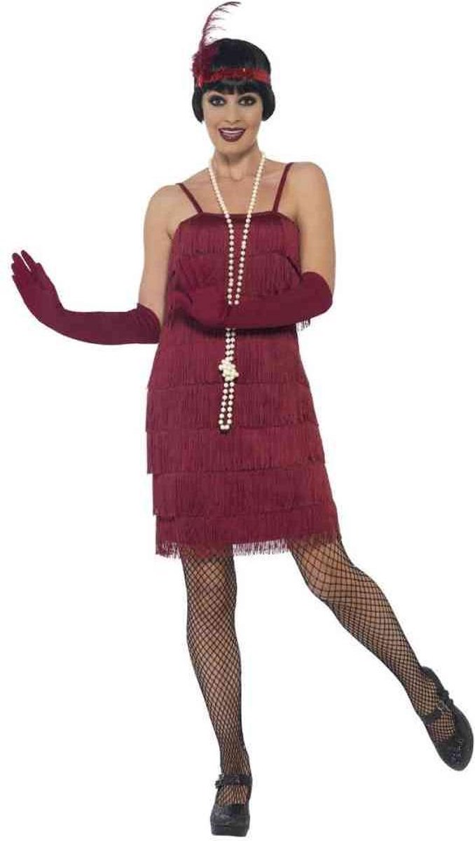   Kostuum -L- Flapper Rood