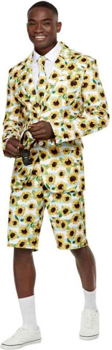 Smiffys Kostuum -L- Ray Of Sunshine Sunflower Suit Geel