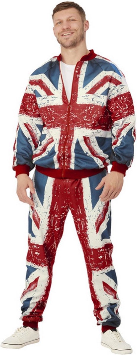   Kostuum -L- Union Jack Leisure Suit Multicolours