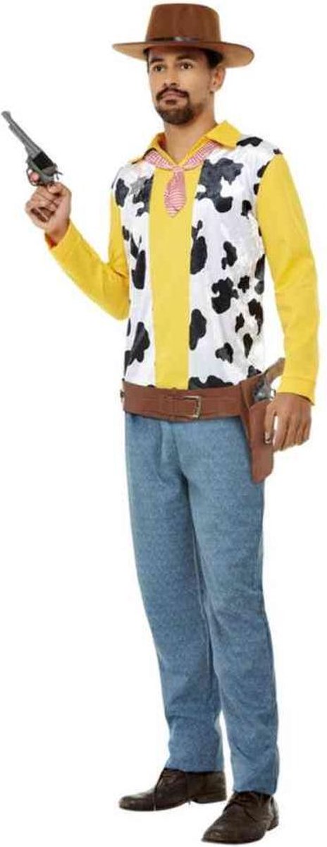   Kostuum -L- Western Cowboy Geel