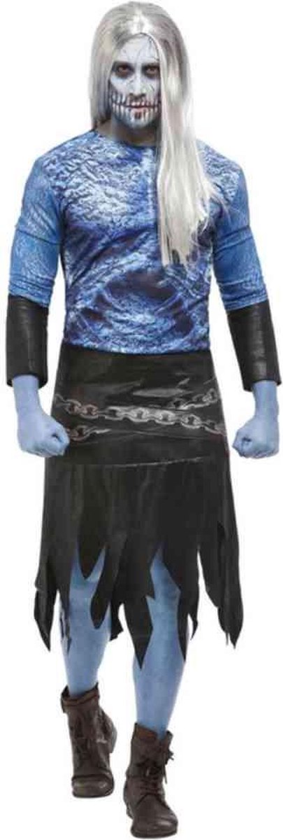 Smiffys Kostuum -L- Winter Warrior Zombie Blauw