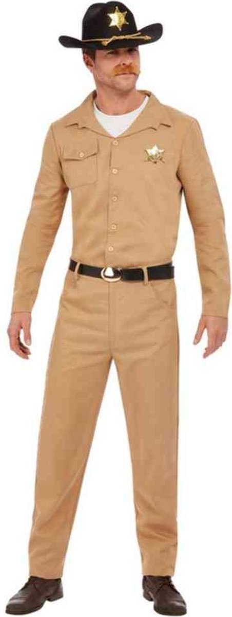 Smiffys Kostuum -M- 80s Sheriff Beige