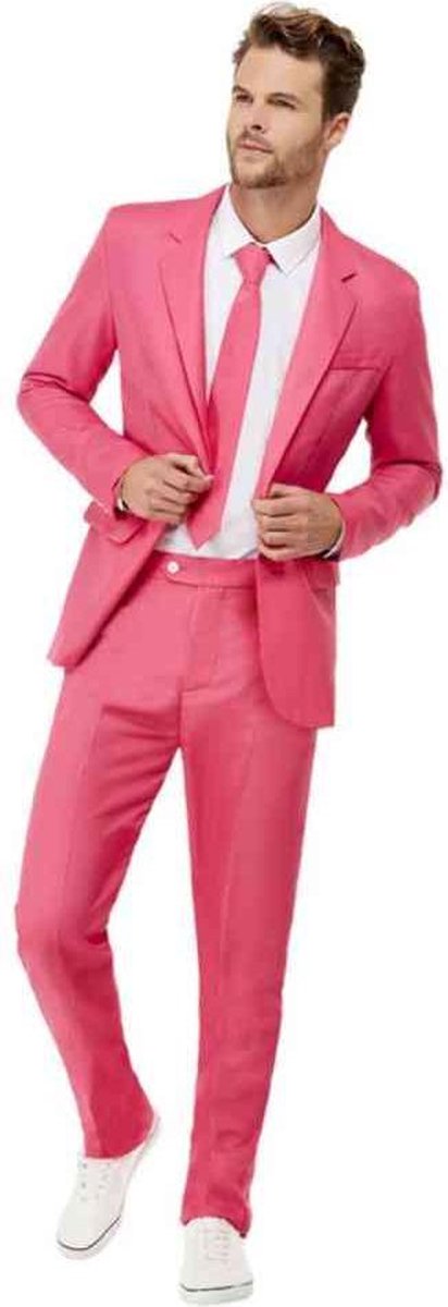   Kostuum -M- Solid Colour Suit Roze