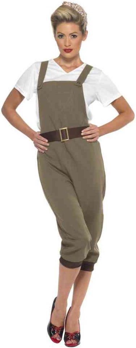   Kostuum -XL- WW2 Land Girl Groen
