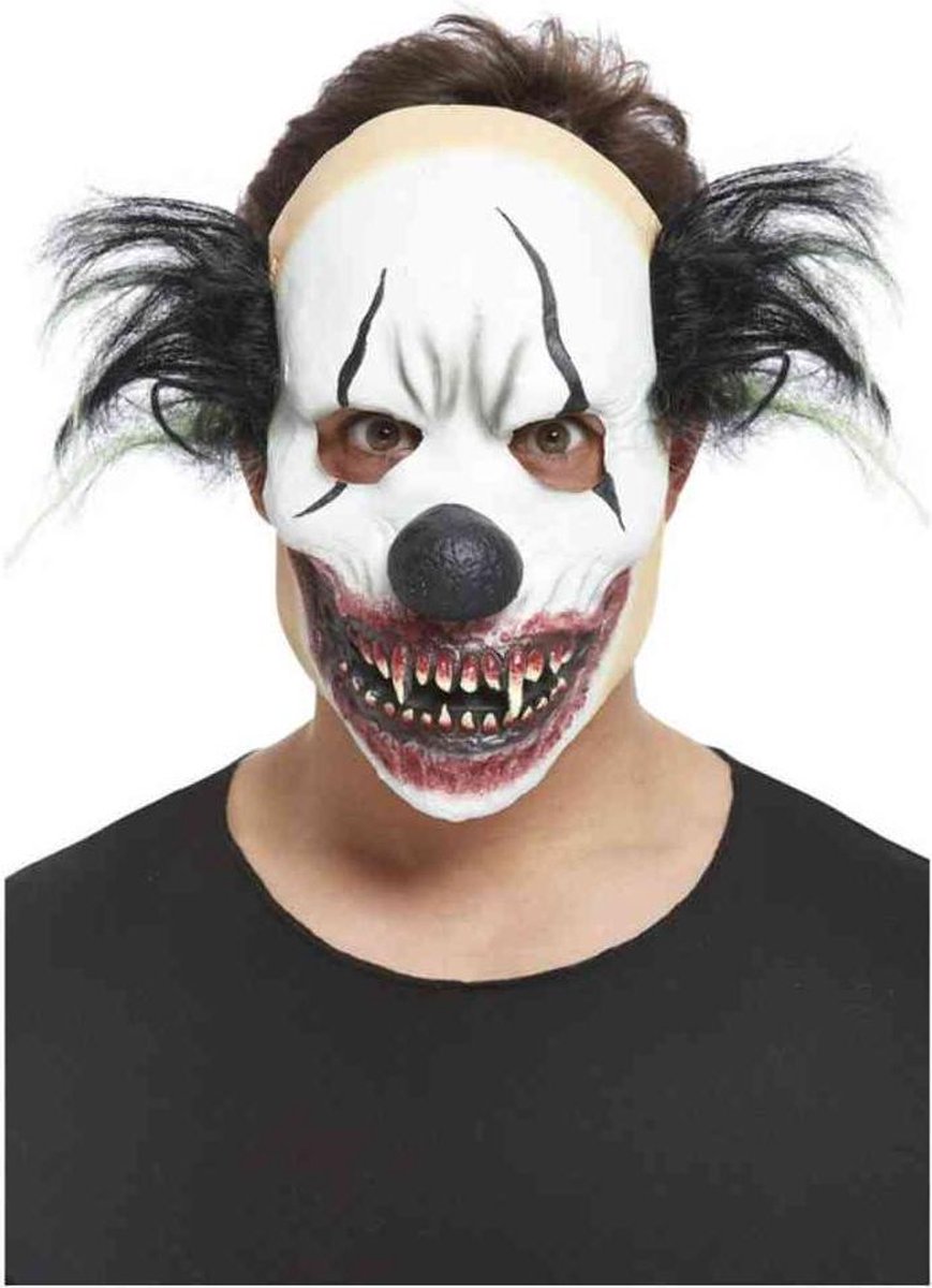 Smiffys Masker Evil Clown Wit