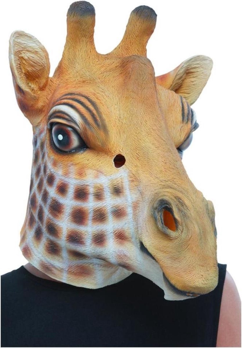   Masker Giraffe Bruin