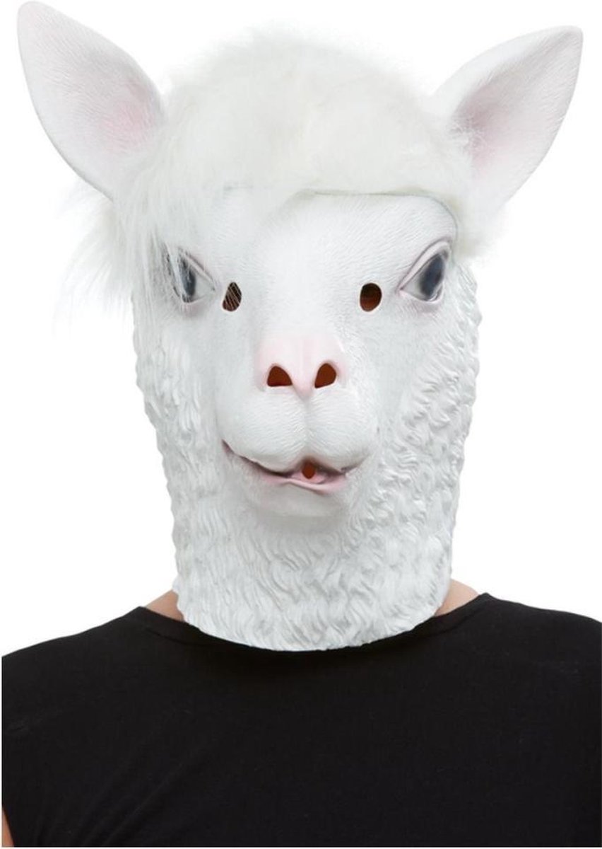   Masker Llama Wit