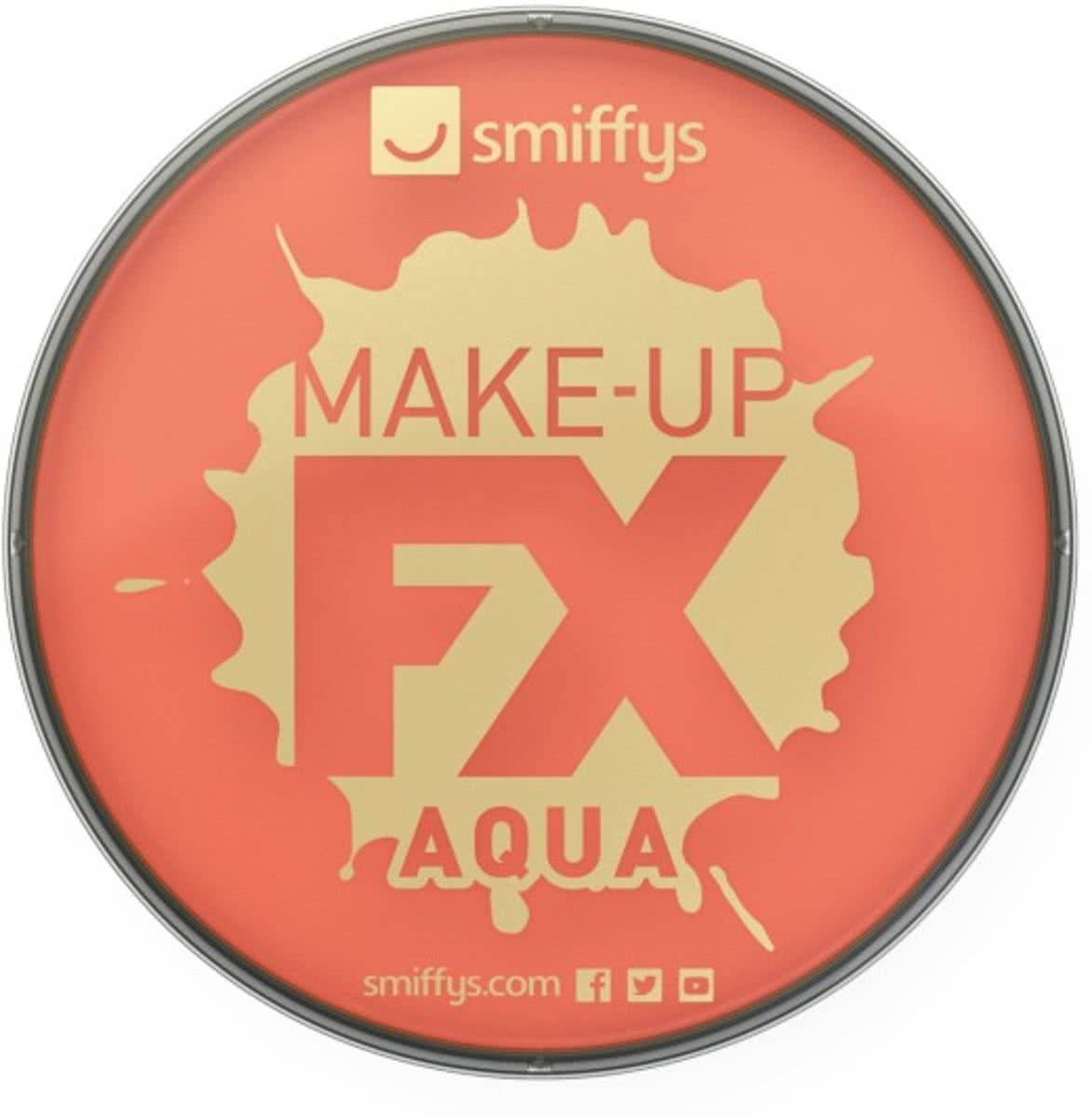 Smiffys Orange Make-Up FX, Aqua Fa