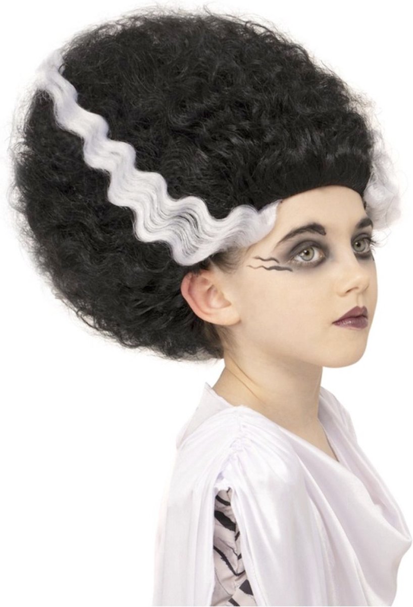   Pruik Bride Of Frankestein Zwart