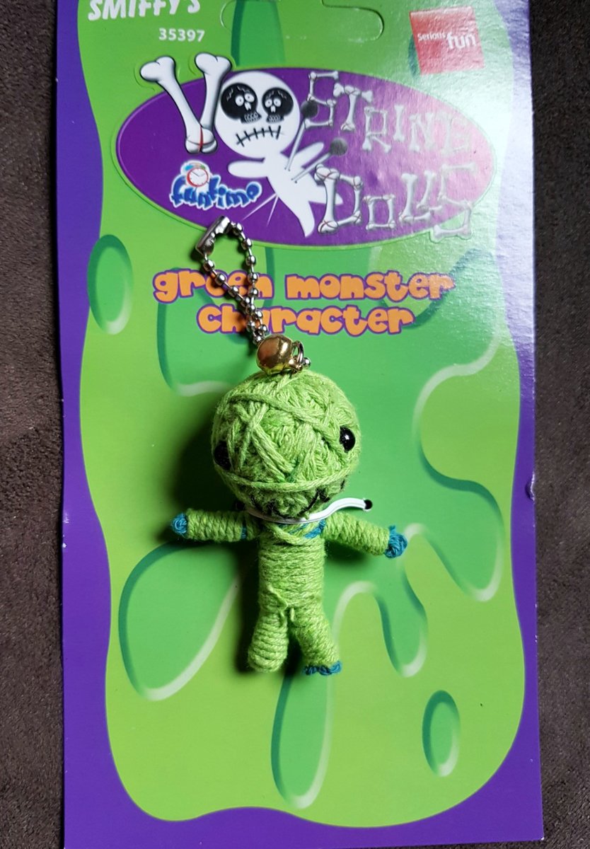   string voodoo dolls Green monster character