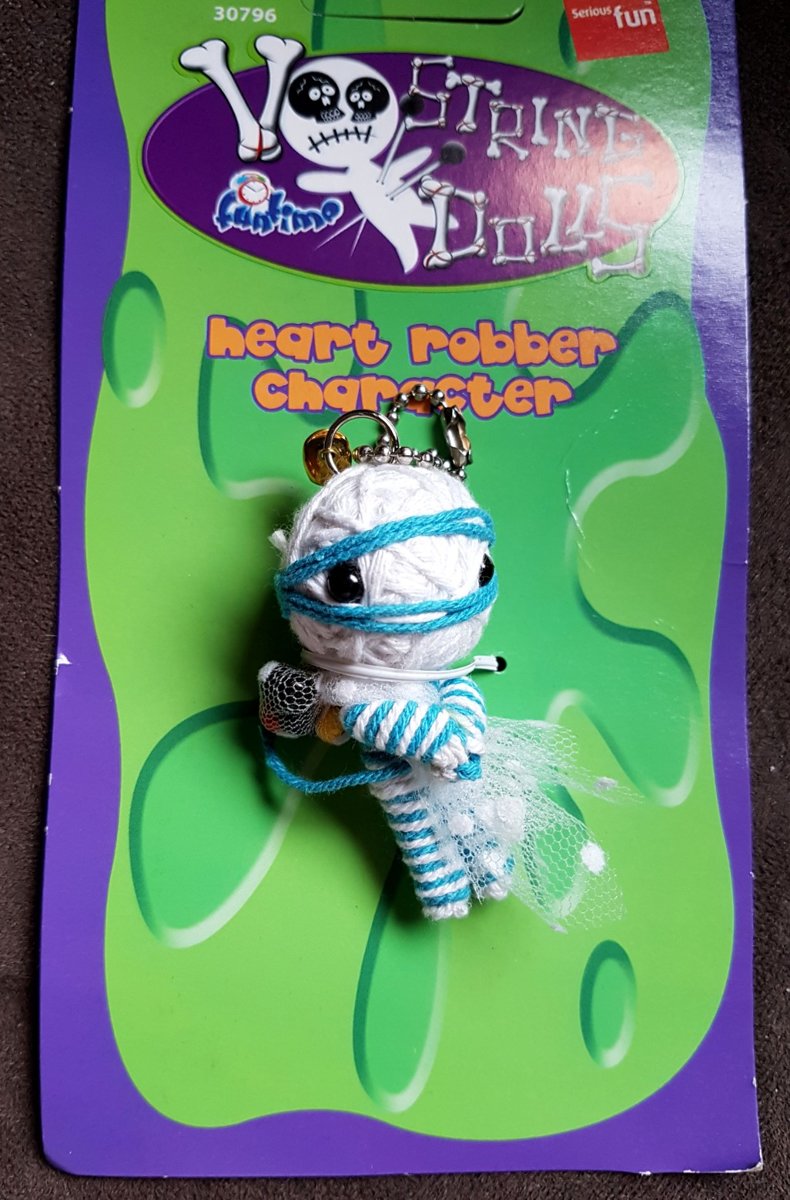   string voodoo dolls Heart robber character