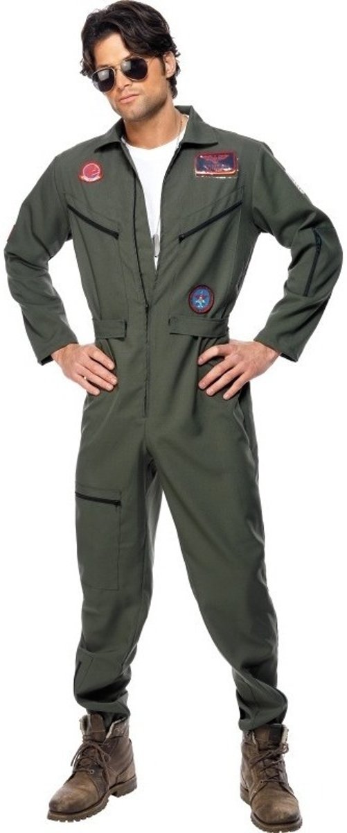 Straaljager piloten jumpsuit / kostuum voor heren 56-58 (XL)