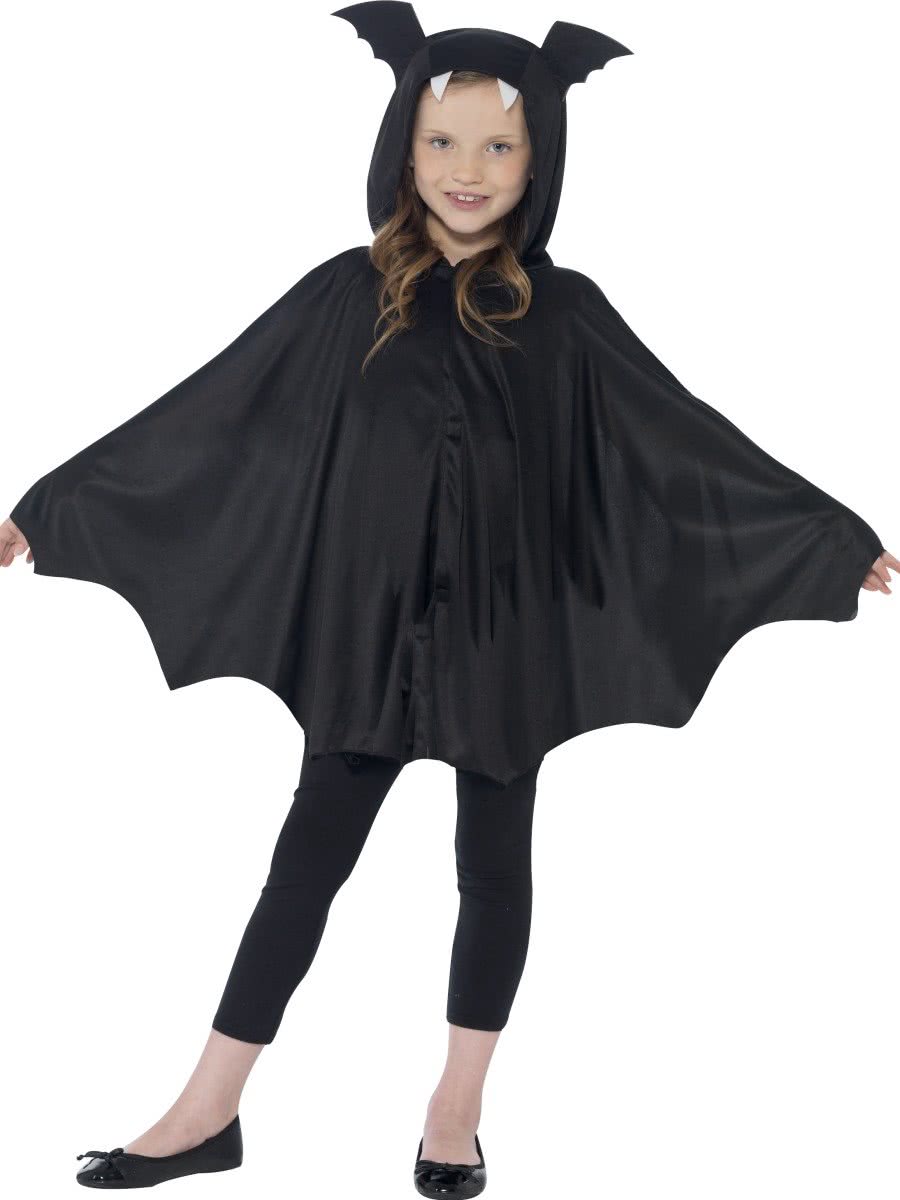 Vleermuis Bat Cape voor kinderen - maat 116-134