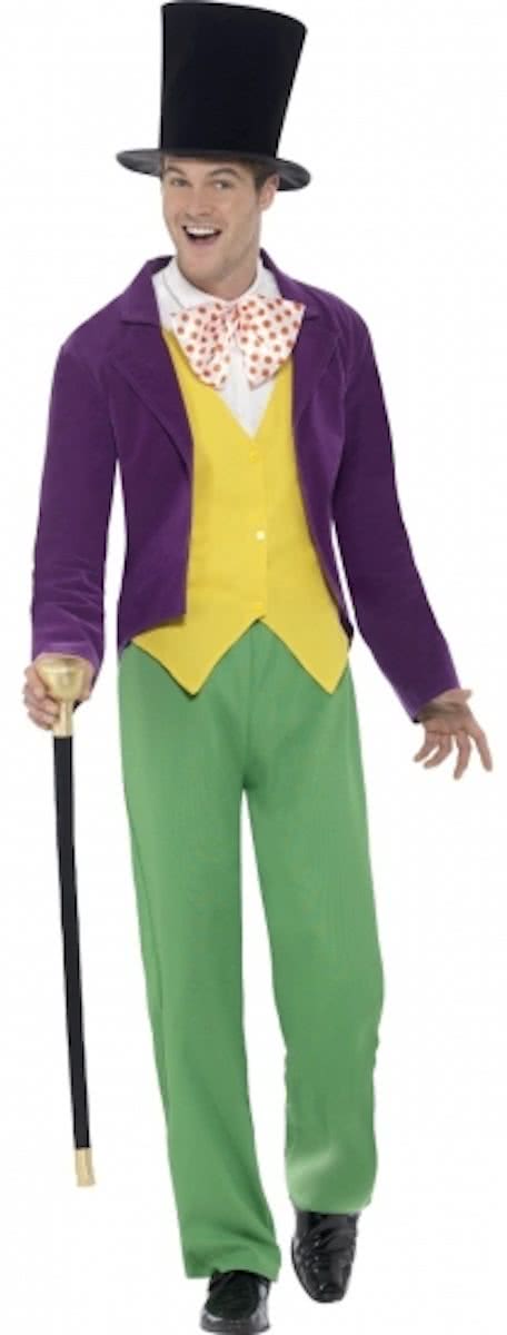 Willy Wonka kostuum voor heren 52-54 (l) - carnavalskleding / verkleedkleding