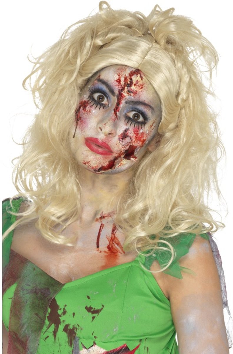 Zombie Fairy Halloween Pruik Blond