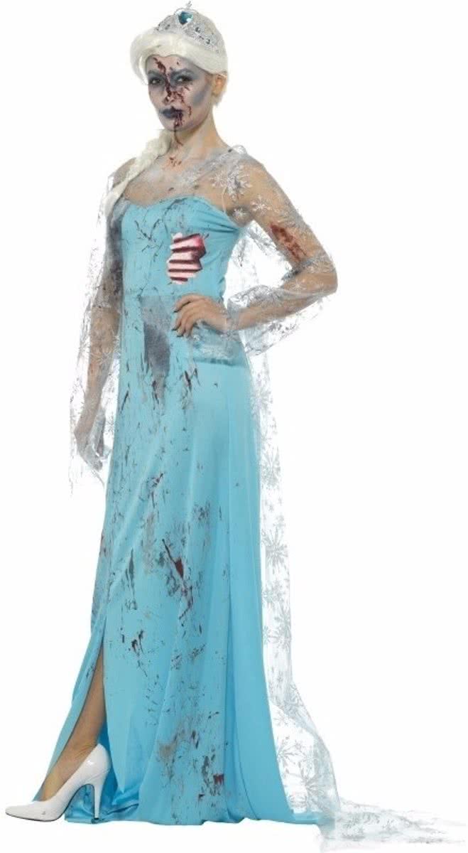 Zombie Froze to Death kostuum voor dames 36-38 (s) - Halloween / horror verkleedkleding