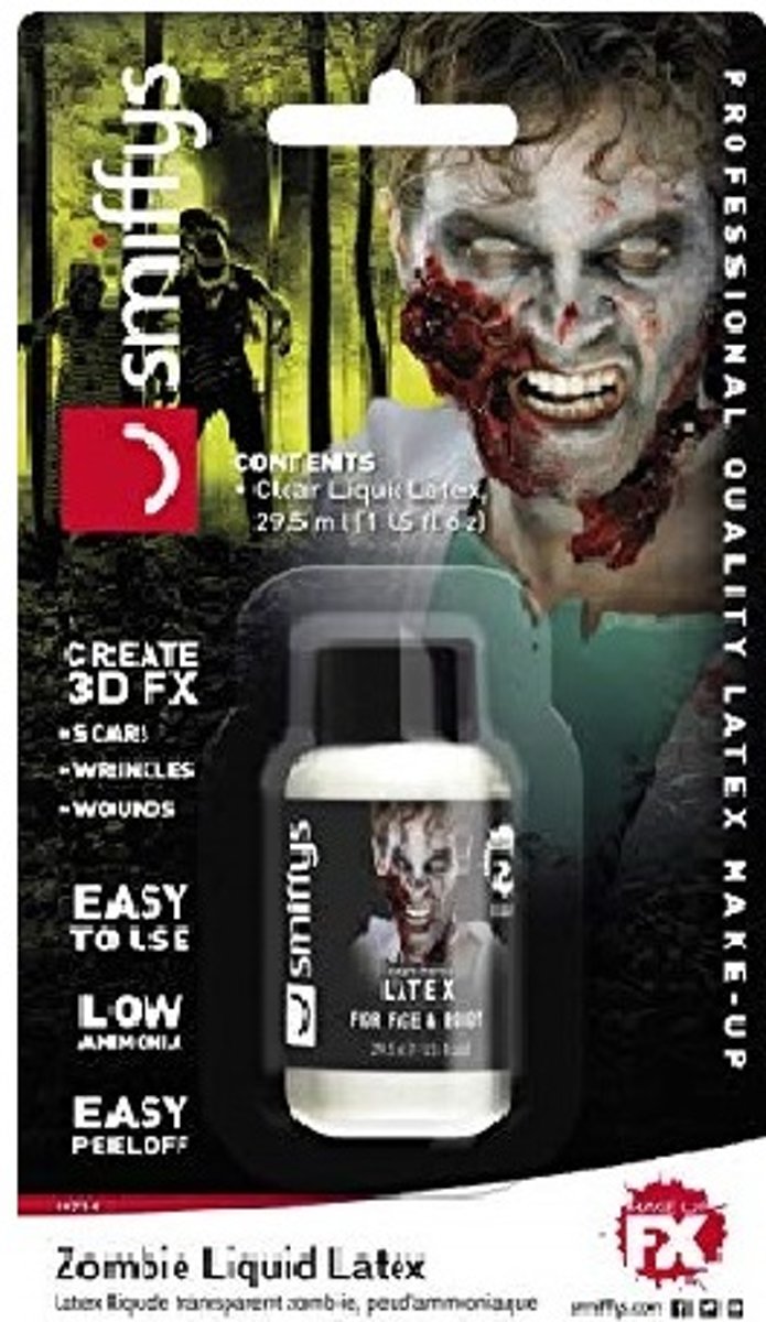 Zombie Liquid Latex Low Ammonia White 28ml/1oz