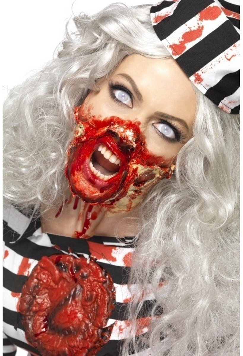 Zombie latex make-up set