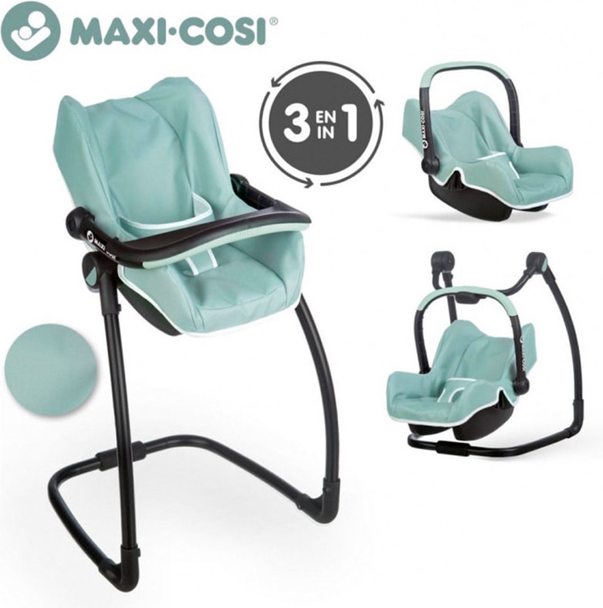 SMOBY Maxi Cosi Quinny 3in1 voedingsstoel voor pop Draagzak Rocker