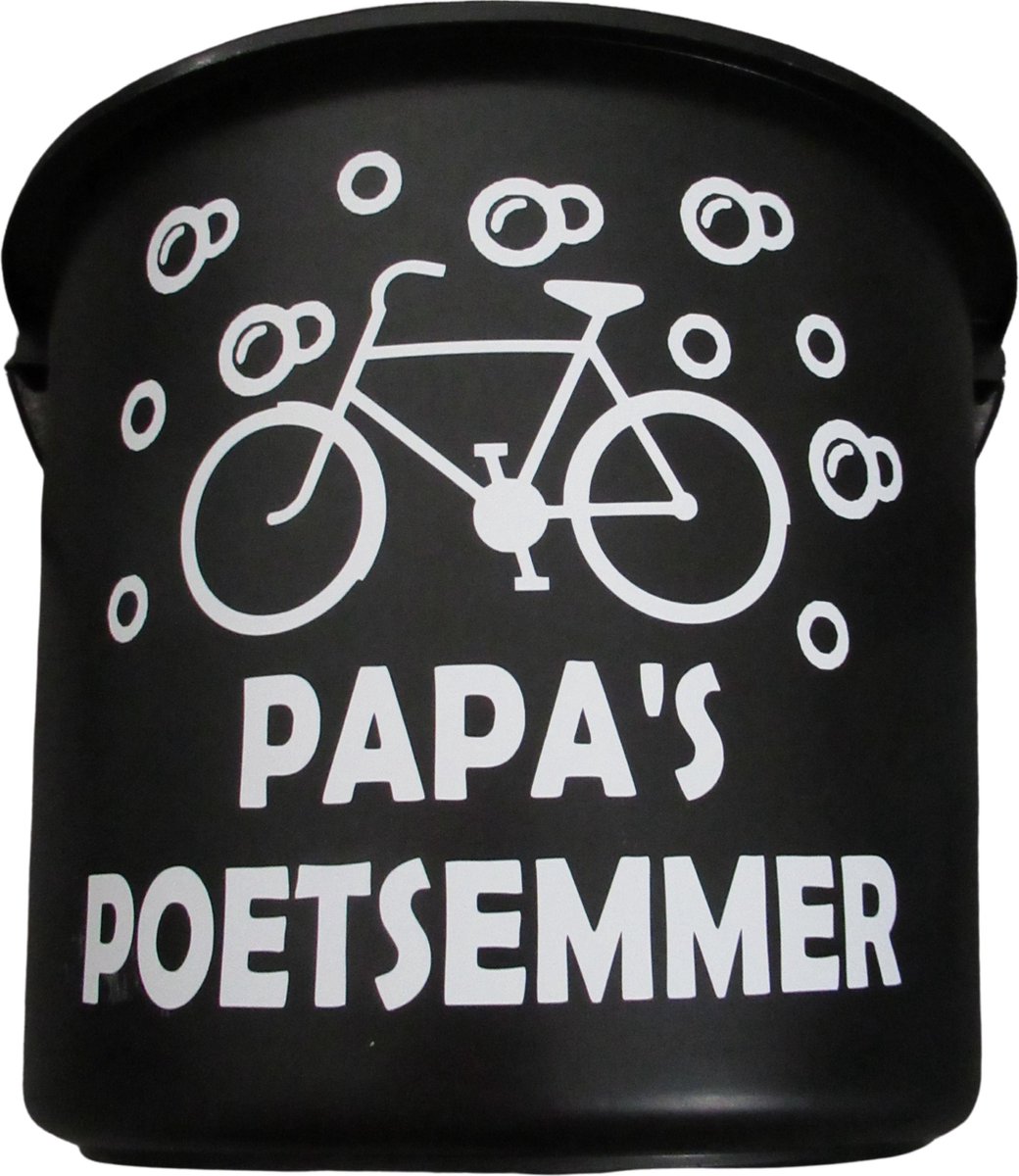 Cadeau Emmer Papas poetsemmer fiets