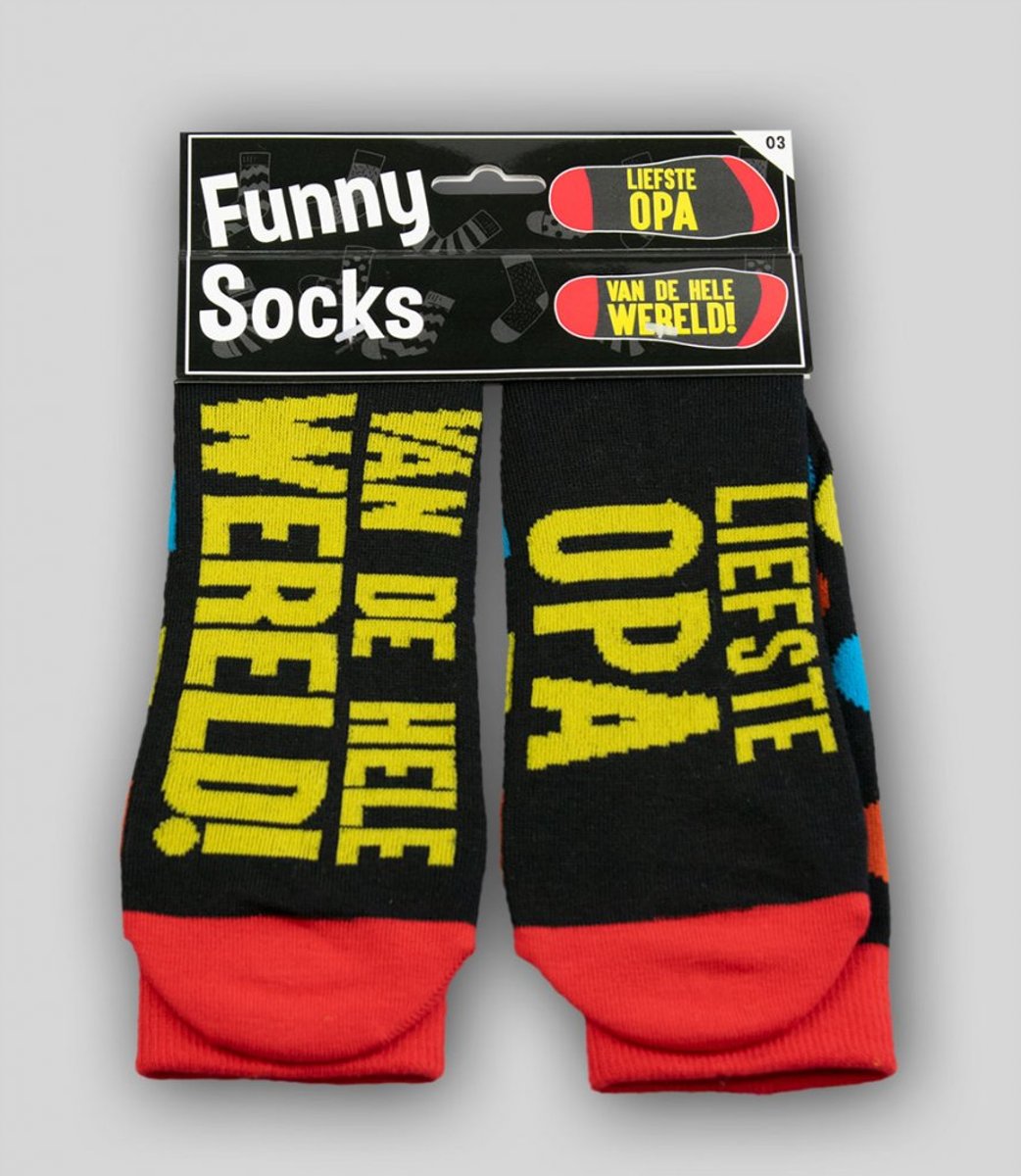 Sokken - Funny Socks - Liefste Opa van de wereld!