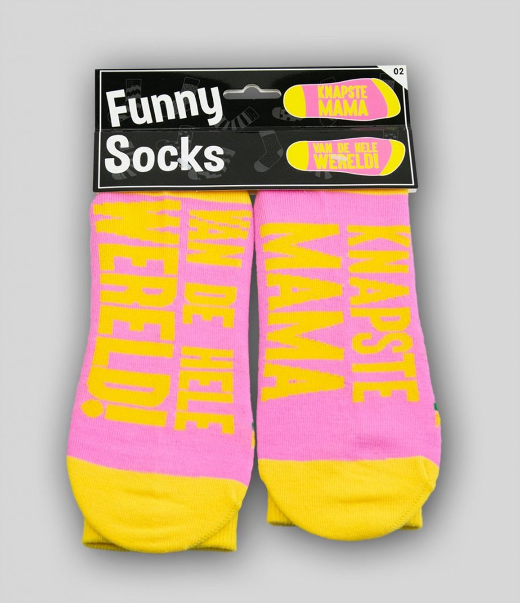 Sokken - Funny socks - Knapste Mama van de wereld!