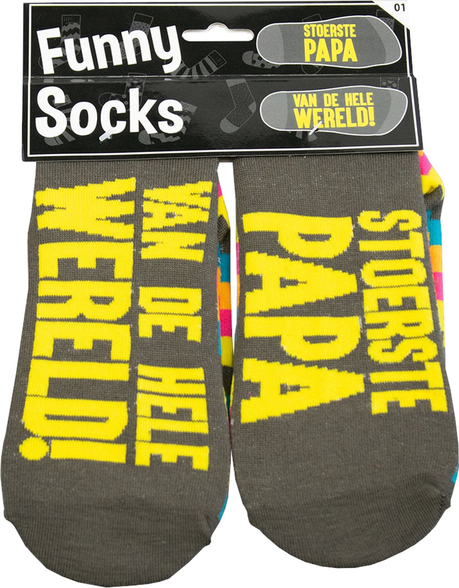 Sokken - Funny socks - Stoerste Papa van de wereld!