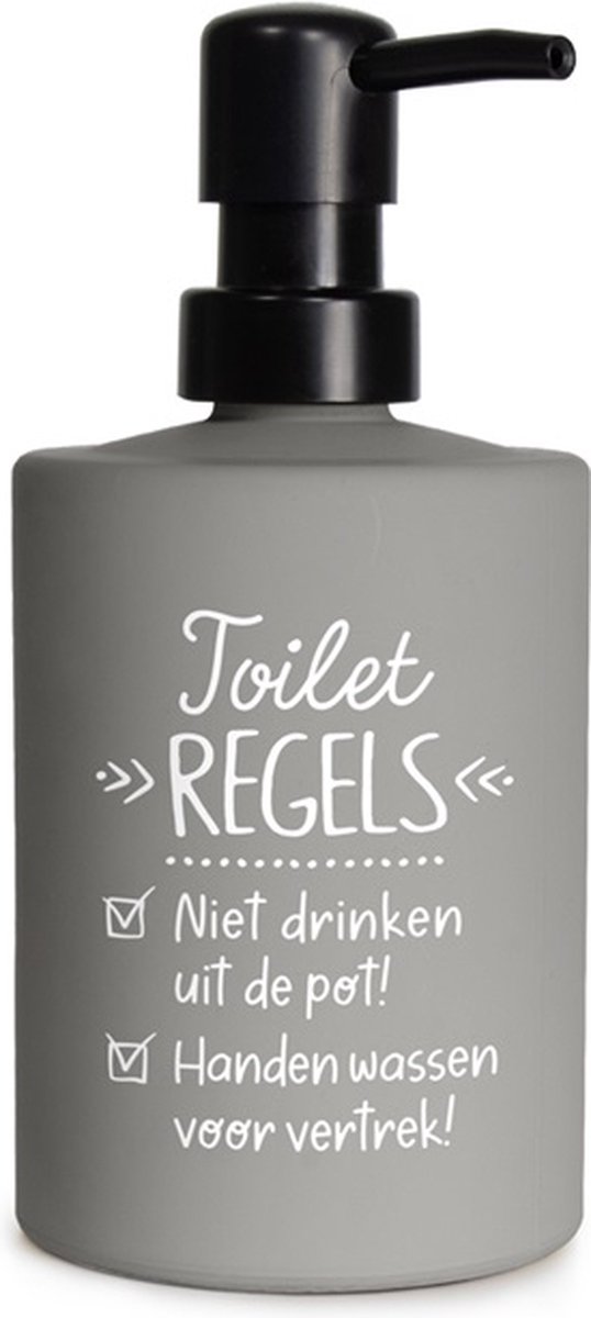 Zeeppompje - Toilet Regels - Zijden lint 