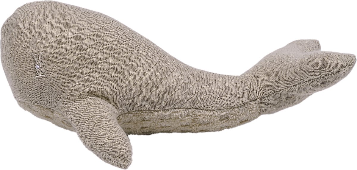 Snoozebaby knuffelwalvis Wally Walvis - Beige