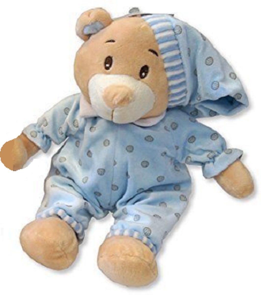 Snuggle Baby Pyjama Teddy Beer 28 cm Blauw