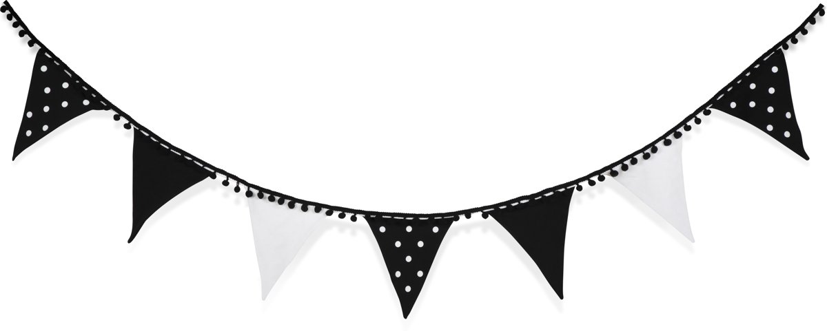 Snuz Nursery Slingers - Black & White Polka Dot