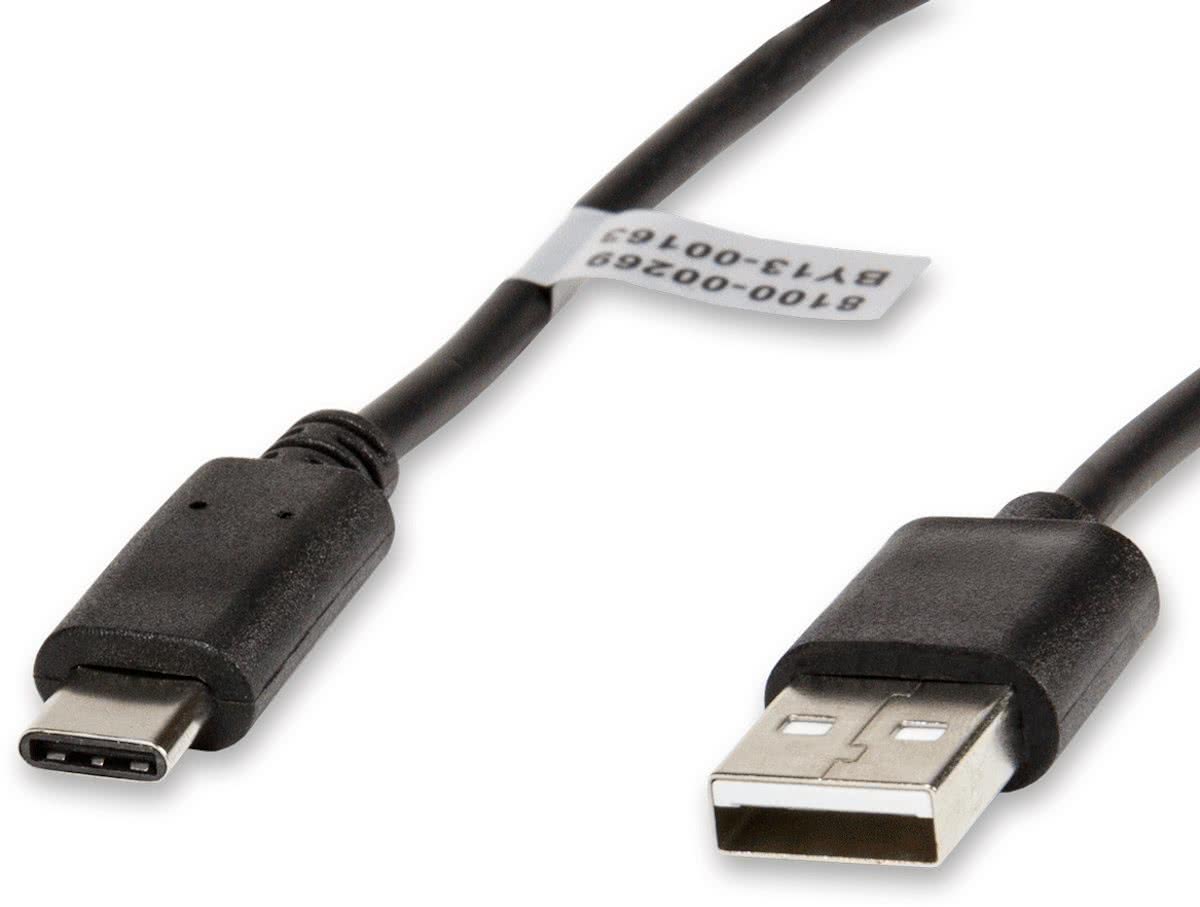 Socket Mobile AC4104-1697 1m USB A USB C Mannelijk Mannelijk Zwart USB-kabel