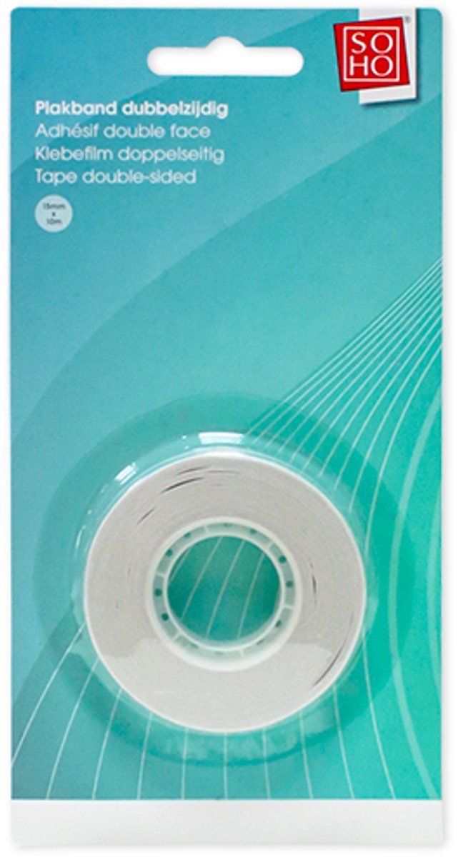 SOHO Tape dubbelzijdig 15mmx10m